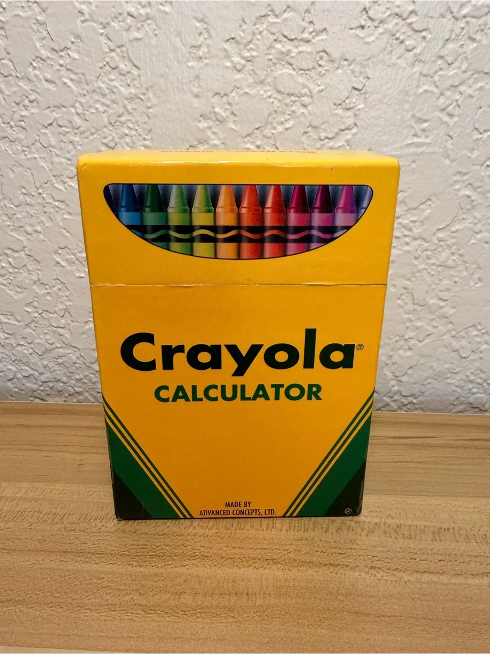 Crayola Multicolor Crayon-Top Calculator Vintage 90’s Tested Working New